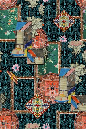 油画华亿平台印花华亿平台图片