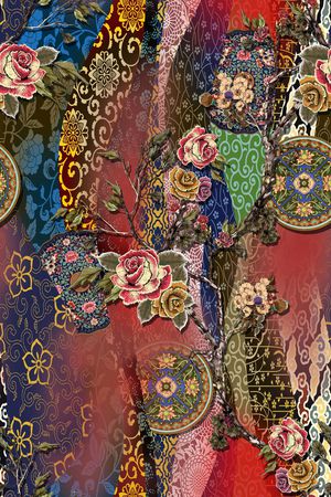 油画华亿平台印花华亿平台图片