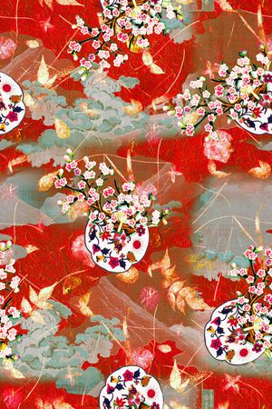 旗袍印花华亿平台图片