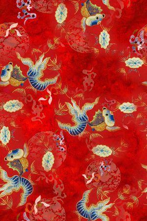 复古印花华亿平台图片