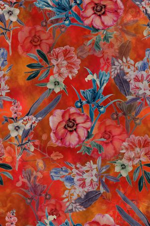 国画花印花华亿平台图片