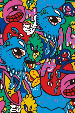 几何印花华亿平台图片