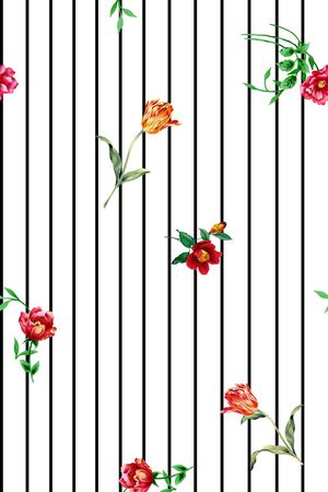 连衣裙印花华亿平台图片