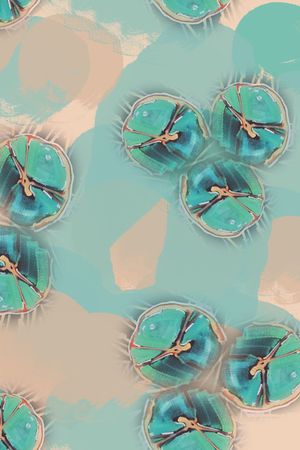 抽象印花华亿平台图片