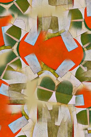 抽象印花华亿平台图片