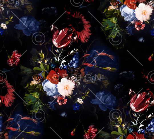 暗黑风印花华亿平台图片