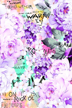 鲜花印花华亿平台图片