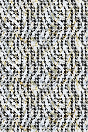 千鸟格印花华亿平台图片