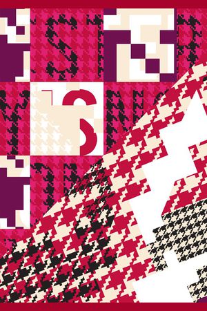 几何印花华亿平台图片