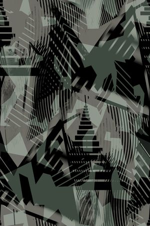 几何印花华亿平台图片