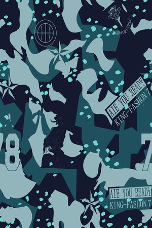 几何印花华亿平台图片