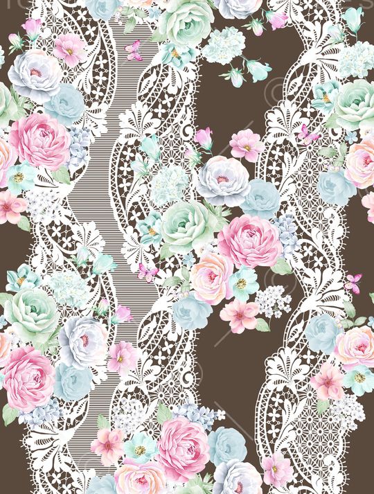 鲜花印花华亿平台图片