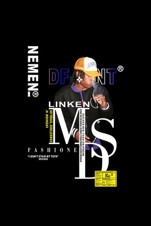 字母印花华亿平台图片