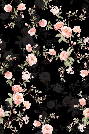 绿植树叶印花华亿平台图片