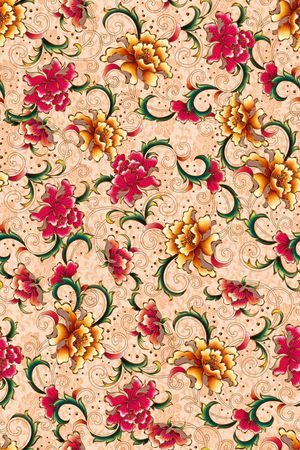 花纹印花华亿平台图片