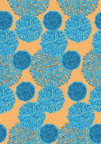 几何花卉印花华亿平台图片