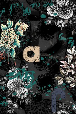 复古印花华亿平台图片