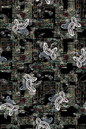 线条印花华亿平台图片