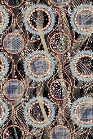 线条印花华亿平台图片