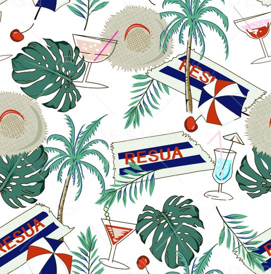 绿植树叶印花华亿平台图片