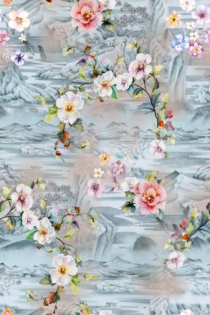 油画华亿平台印花华亿平台图片