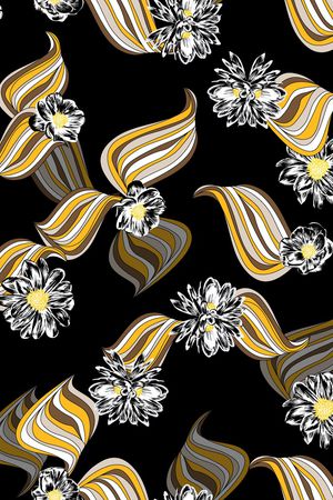 连衣裙印花华亿平台图片