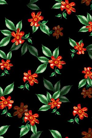 连衣裙印花华亿平台图片