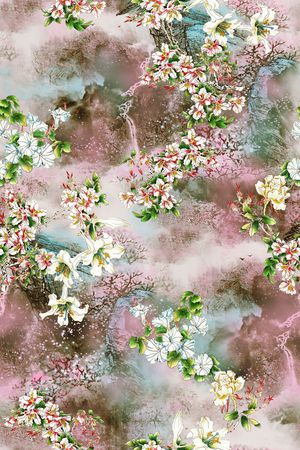 油画华亿平台印花华亿平台图片