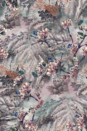 油画华亿平台印花华亿平台图片