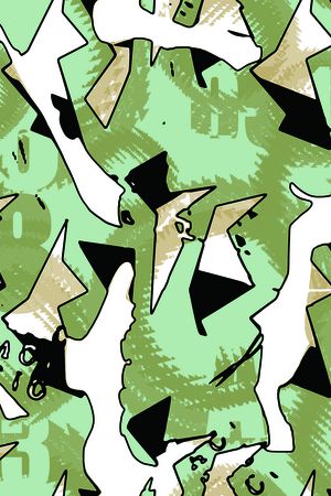 几何印花华亿平台图片