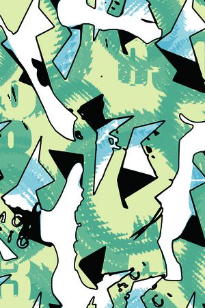 几何印花华亿平台图片