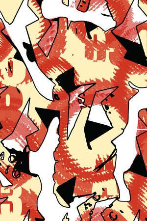 几何印花华亿平台图片