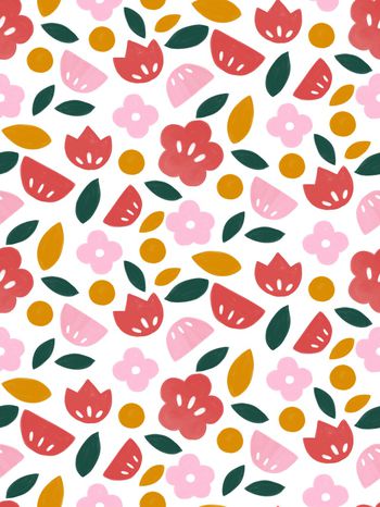 可爱印花华亿平台图片