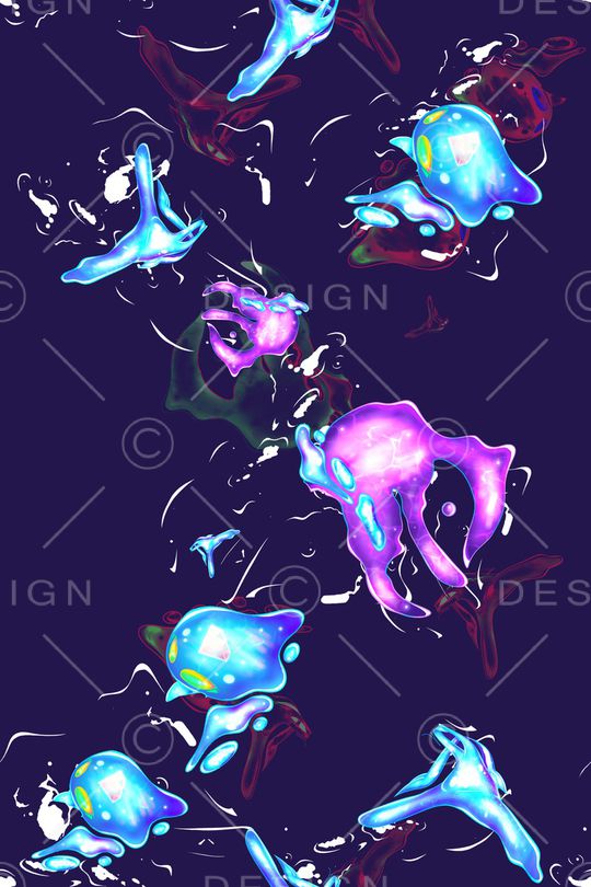 抽象印花华亿平台图片