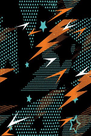 几何印花华亿平台图片