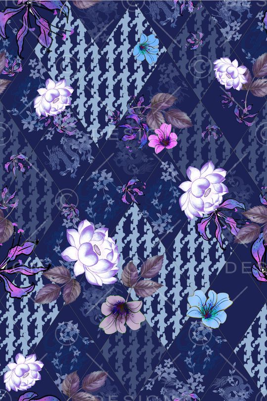 几何印花华亿平台图片