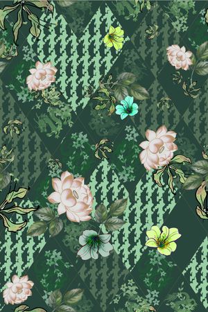 几何印花华亿平台图片