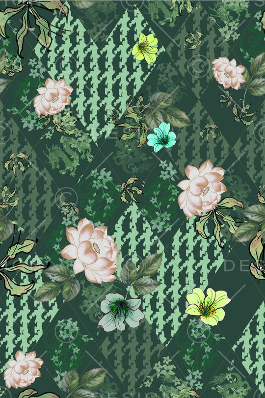 几何印花华亿平台图片