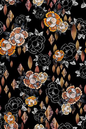 几何印花华亿平台图片