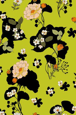 连衣裙印花华亿平台图片