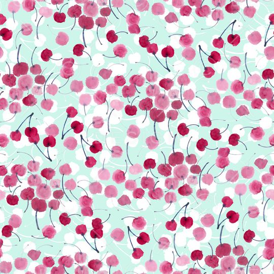 樱桃印花华亿平台图片