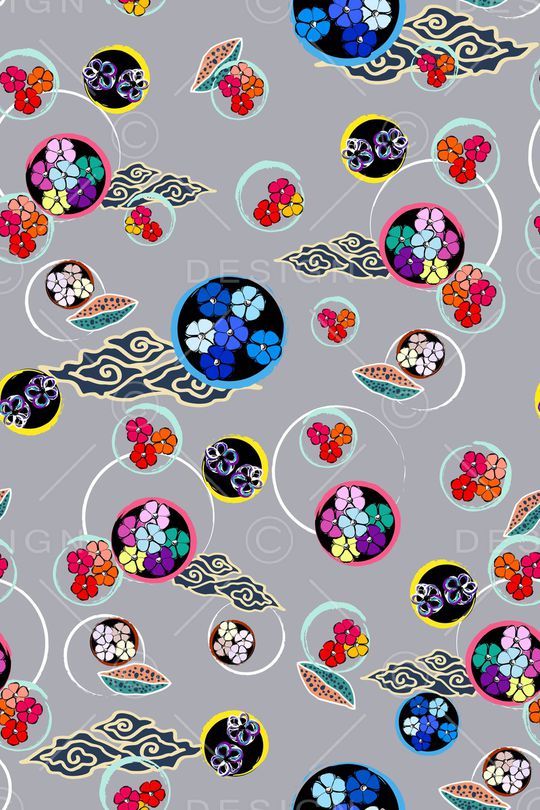 旗袍印花华亿平台图片