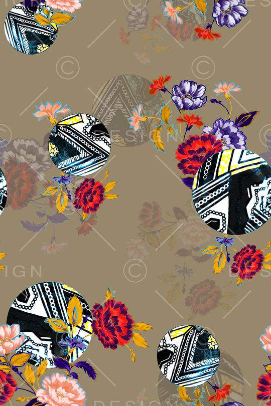 旗袍印花华亿平台图片