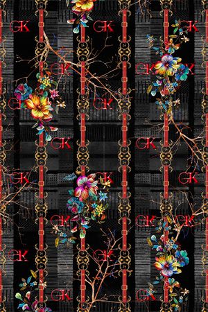 几何印花华亿平台图片