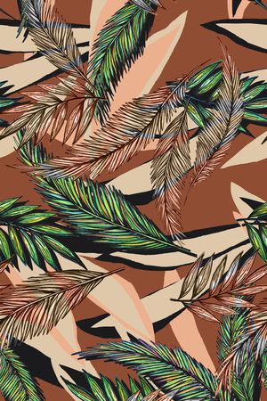 植物印花华亿平台图片