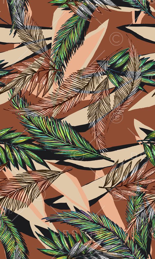 植物印花华亿平台图片