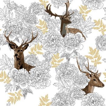 动物花卉印花华亿平台图片