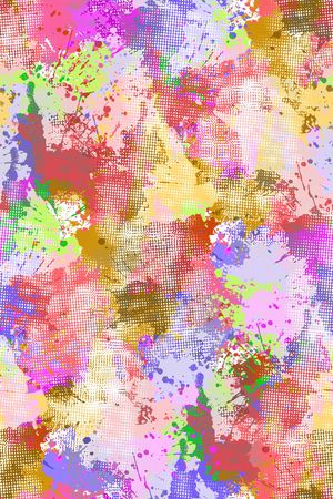 抽象男装印花华亿平台图片