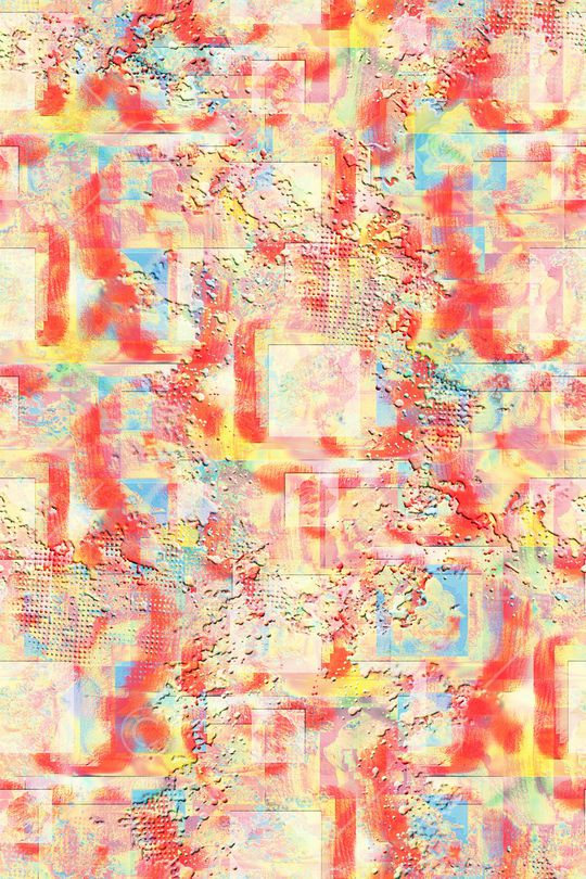 抽象男装印花华亿平台图片