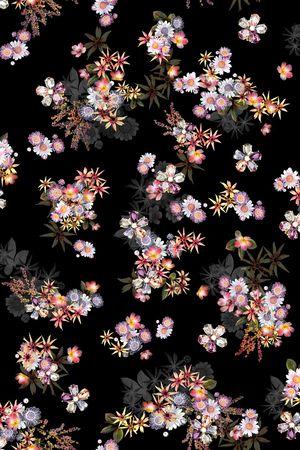 小碎花印花华亿平台图片